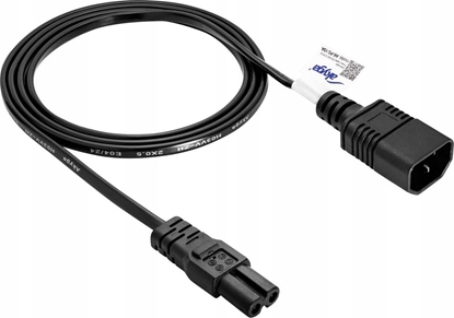 Picture of Kabel zasilajcy Akyga Akyga AK-PC-15A kabel zasilajce Czarny 1,5 m C14 panel C7 panel