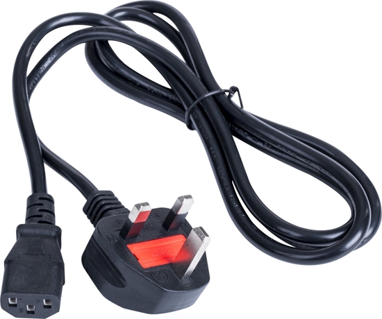 Picture of Kabel zasilajcy Akyga AKYGA Kabel zasilajcy AK-AG-01A brytyjski CCA BS 1363 Typ G / IEC C13 1.5 m UK