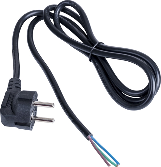 Изображение Kabel zasilajcy Akyga AKYGA Kabel zasilajcy bez zakoczenia AK-OT-01C CU CEE 7/7 1.5 m