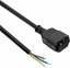 Attēls no Kabel zasilajcy Akyga Kabel zasilajcy bez zakoczenia CCA IEC C14 1.5 m (AK-OT-07A)