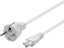 Attēls no Kabel zasilajcy Deltaco Earthed device cable, straight CEE 7/7 > IEC 60320 C5, 0.5m