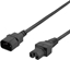 Attēls no Kabel zasilajcy Deltaco Extension cord IEC C15, IEC C14, 1m, black