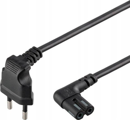 Attēls no Kabel zasilajcy Goobay Kabel przyczeniowy Euro, 2 m, czarny - Dugo kabla 2 m