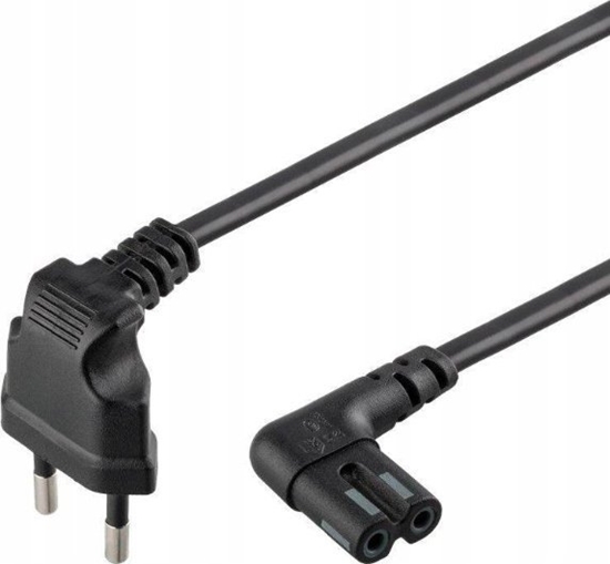 Picture of Kabel zasilajcy Goobay Kabel przyczeniowy Euro, 2 m, czarny - Dugo kabla 2 m