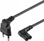 Attēls no Kabel zasilajcy Goobay Kabel przyczeniowy Euro, 2 m, czarny - Dugo kabla 2 m