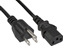 Picture of Kabel zasilajcy InLine 40pcs. pack Bulk-Pack ® Power Cable Power Plug USA to 3 Pin IEC C13 connector 18 AWG 1.8m