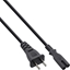 Attēls no Kabel zasilajcy InLine InLine® power cable China plug to Euro8 IEC-C7, black, 1.8m