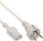 Picture of Kabel zasilajcy InLine InLine® Power cable, Type F straight to IEC connector, 5.0m, grey