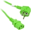 Picture of Kabel zasilajcy Kolink C13 - Schuko, 1.8m, zielony (CB-N-GU)