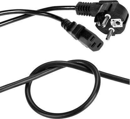 Изображение Kabel zasilajcy Libox Kabel zasilajcy komputerowy prosty 1,5m LB0175 Libox