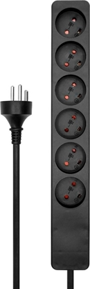 Изображение Kabel zasilajcy MicroConnect Danish Power Strip 6-way