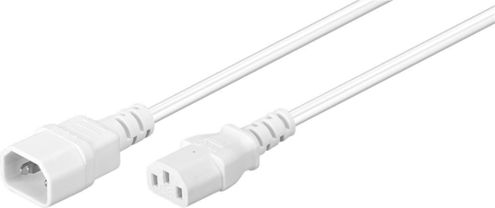 Picture of Kabel zasilajcy MicroConnect Power Cord C13 - C14 1m White