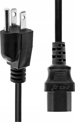 Изображение Kabel zasilajcy ProXtend Power Cord US to C13 1M Black