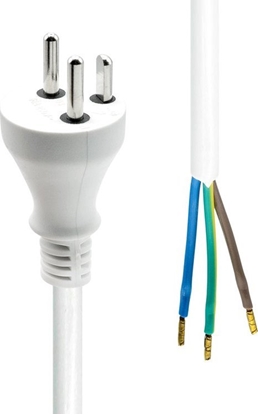Изображение Kabel zasilajcy ProXtend ProXtend Power Cord Denmark to Open End 20M White