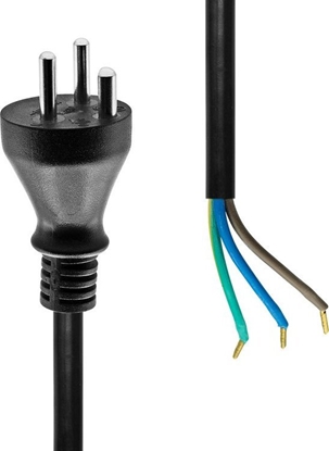 Изображение Kabel zasilajcy ProXtend ProXtend Power Cord Denmark to Open End 3M Black