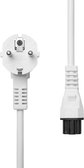 Picture of Kabel zasilajcy ProXtend ProXtend Power Cord Schuko Angled to C5 1M White