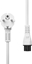 Picture of Kabel zasilajcy ProXtend ProXtend Power Cord Schuko Angled to C5 2M White