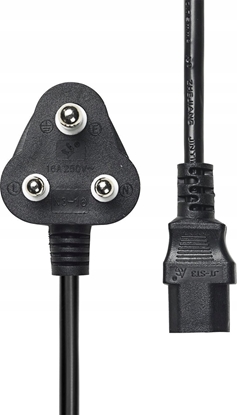 Изображение Kabel zasilajcy ProXtend ProXtend Power Cord South Africa Angled to C13 2M