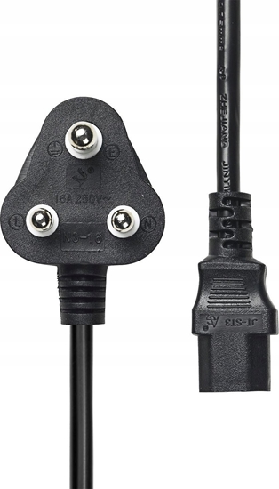 Picture of Kabel zasilajcy ProXtend ProXtend Power Cord South Africa Angled to C13 2M