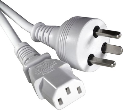 Изображение Kabel zasilajcy Roline 30.08.9030 kabel zasilajce Biay 6 m DK-EDB C13 panel