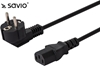 Picture of Kabel zasilający Schuko męski - IEC C13, kątowy, 1,8m, CL-98