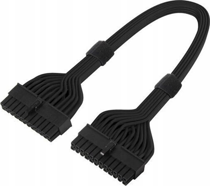 Attēls no Kabel zasilajcy SilverStone Silverstone 24 Pin ATX zu 24 Pin Kabel 350mm - schwarz