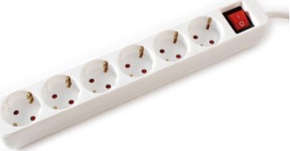 Attēls no Pagarinātājs, 6 vietas, ar slēdzi, balts, 3m, Value