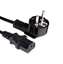Picture of Value Power Cable, straight IEC Conncector, black, 3 m