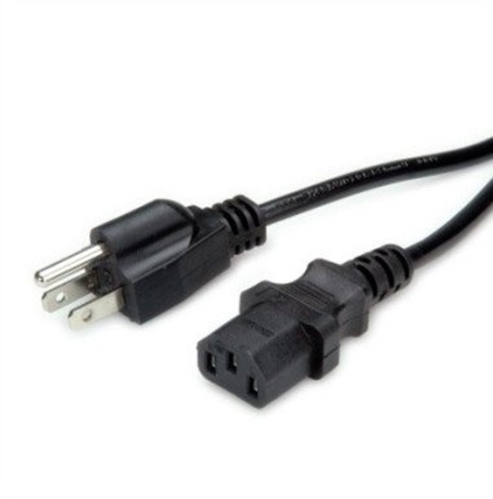 Picture of Value Power Cable, NEMA-5 - IEC C13 Conncector, USA, black, 1.8 m