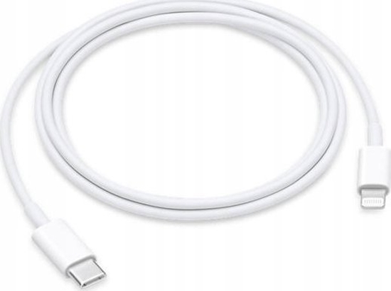 Изображение Kabelis Apple USB Type-C Male - Lightning Male 2m White