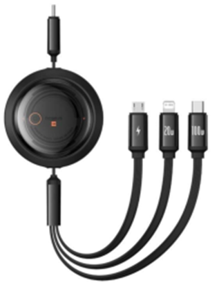 Picture of Kabelis Baseus Free2Draw 3in1100w Black 