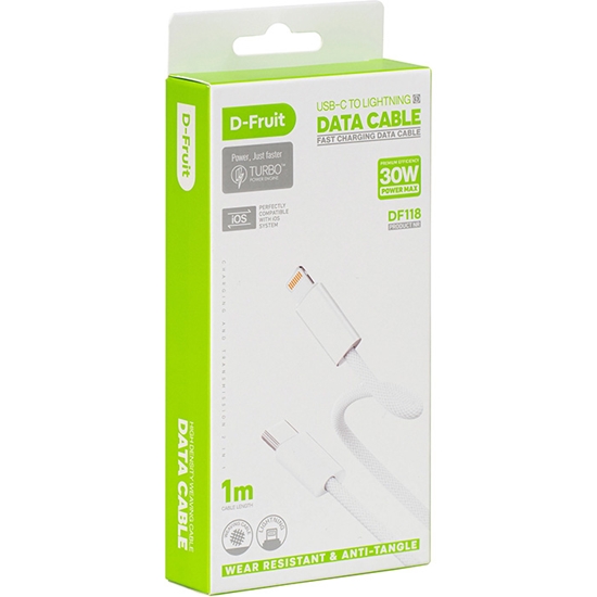 Picture of Kabelis D-Fruit USB-C 1m