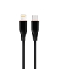 Picture of Kabelis Gembird Premium silicon 8-pin Male - USB Type-C Male 1.5m Black