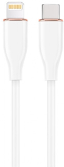 Изображение Kabelis Gembird Premium silicon 8-pin Male - USB Type-C Male 1.5m White