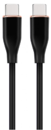 Picture of Kabelis Gembird Premium silicon USB Type-C Male - USB Type-C Male 1.5m Black