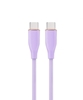 Picture of Kabelis Gembird Premium silicon USB Type-C Male - USB Type-C Male 1.5m Violet