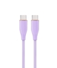 Picture of Kabelis Gembird Premium silicon USB Type-C Male - USB Type-C Male 1.5m Violet