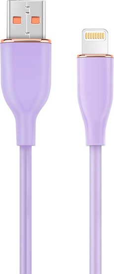 Picture of Kabelis Gembird Premium silicon USB-A Male - 8-pin Male 1.5m Violet