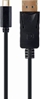 Picture of Kabelis Gembird USB Type-C Male - DisplayPort Female 4K 15cm Black