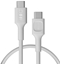 Attēls no Kabelis Green Cell PowerFlex Fast Charging USB Type-C Male - USB Type-C Male 100W White 2m