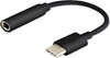 Изображение Kabelis Savio USB Type C Male - 3.5mm Female Black