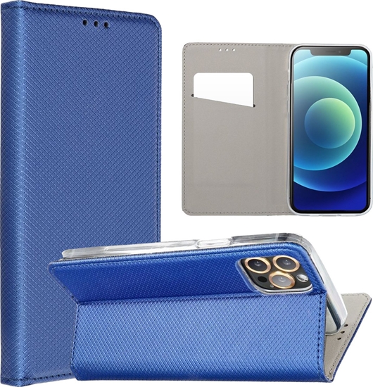 Picture of Kabura Smart Case book do SAMSUNG S22 granatowy