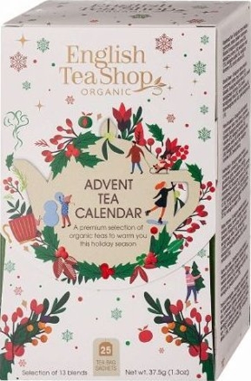Picture of Kalendarz adwentowy English Tea Shop English Tea Shop, Biay kalendarz adwentowy, Advent Calendar, 25 saszetek