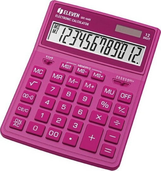 Изображение Kalkulator Eleven Eleven Kalkulator SDC-444XRPKE róowy 12-cyfrowy wywietlacz