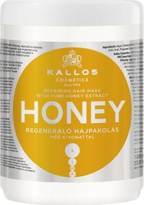 Attēls no Kallos Repairing Hair Mask regenerujca maska do wosów Honey 1000ml