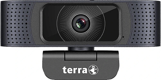 Изображение Kamera internetowa Terra TERRA Webcam Slide 2 mit Schieber (C1919) Full-HD, Auto Focus, Stereo Mic, Privacy Slider