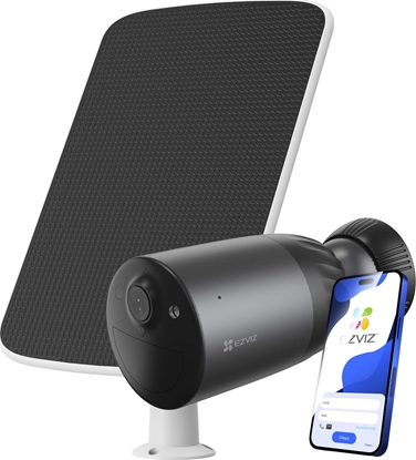 Picture of Kamera IP Ezviz Kamera z wasnym zasilaniem i panelem sonecznym Wi-Fi 8 Mpx EZVIZ eLife BC1C 4K Pro