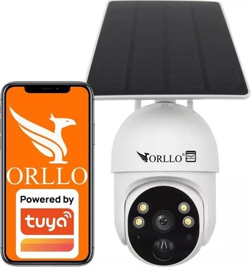 Picture of Kamera IP ORLLO Kamera IP bezprzewodowa 4G LTE obrotowa z panelem solarnym Orllo TZ1 PRO