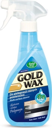 Изображение Kamix Gold Wax - Pyn do czyszczenia i pielgnacji mebli w spray'u, antystatyczny - 400 ml