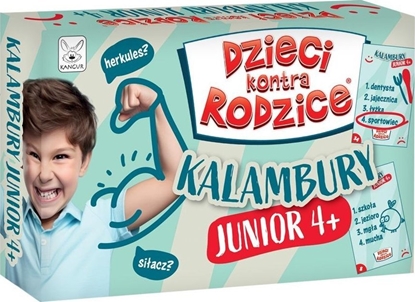 Attēls no Kangur Dzieci kontra Rodzice. Kalambury Junior 4+ gra Kangur